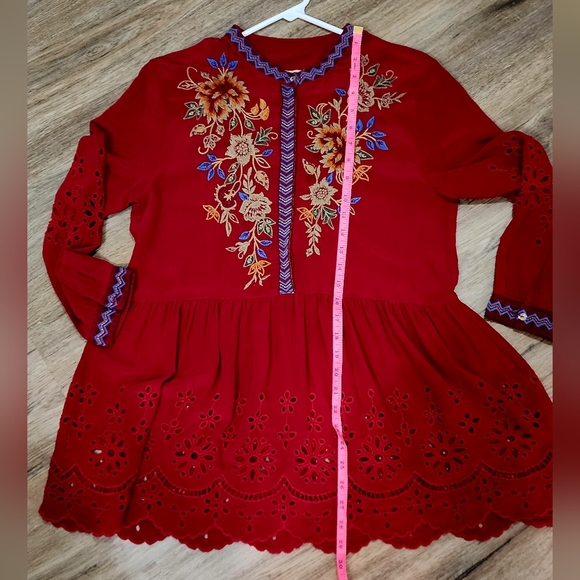 Johnny Was R-Mona Tiered Top - Picture 11 of 13